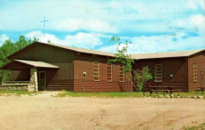 Center Lake Bible Camp - Vintage Postcard (newer photo)
